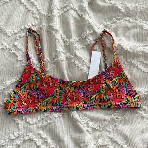 nwt bright swimwear top